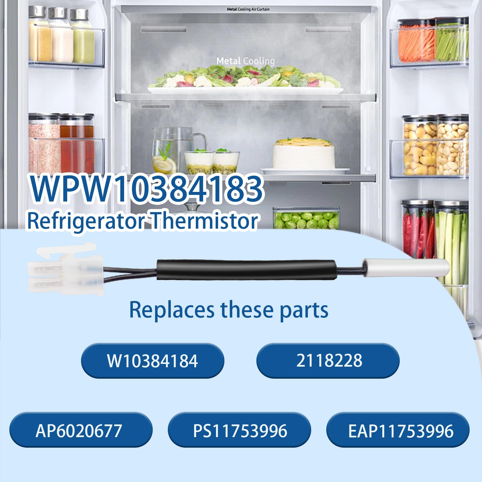 Amazon.com: WPW10384183 and W10384184 Refrigerator Thermistor